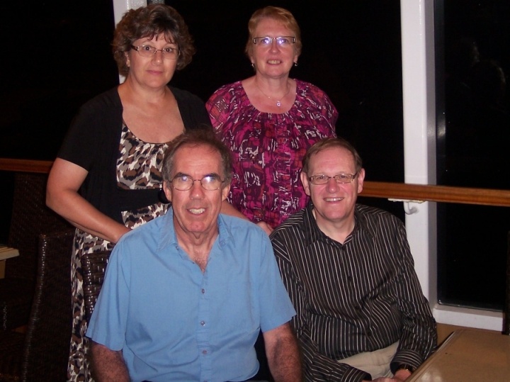 Back: Dale, Aileen<br />Front: Ernie, Neil