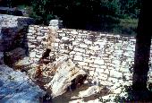 Old dam at the Natural Bridge Memorial