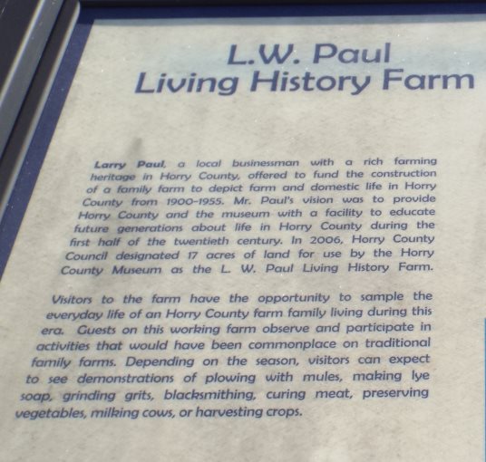 L. W. Paul Living History Farm